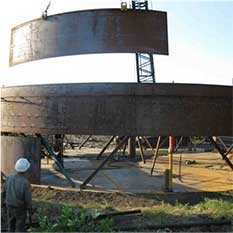 Рулонный метод изготовления резервуаров